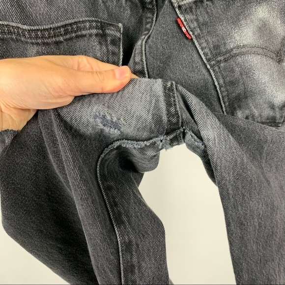 Levi’s Vintage Black Tapered Button Down Jeans 29 - Picture 10 of 12